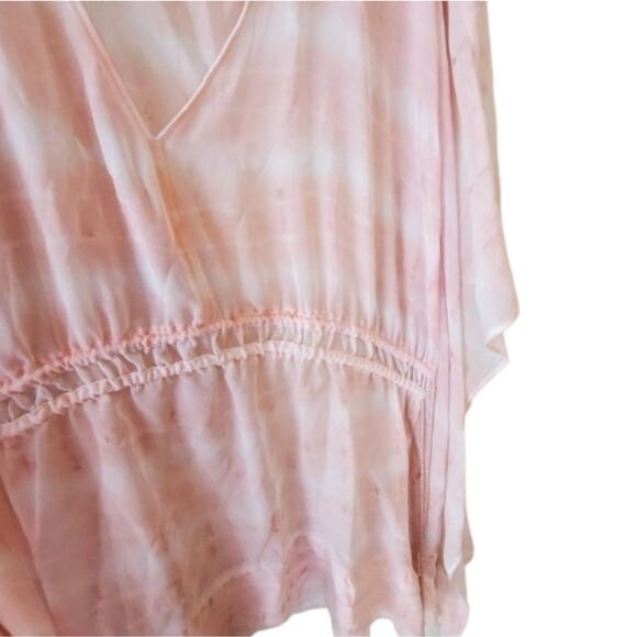 Lane Bryant striped tassel sheer tunic Coverup plus Size 26/28 4X - Picture 8 of 11